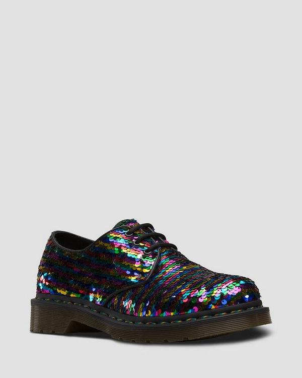 Dr Martens Dámské Polobotky 1461 Sequin Viacfarebný Stříbrné Viacfarebný, CZ-352841